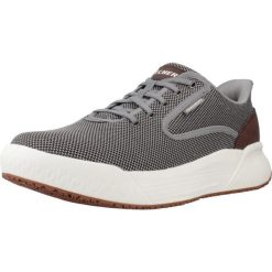 Buty SKECHERS SLIP-INS CYRUS SHAW Szary. Szare buty sportowe na co dzień męskie Skechers, m, bez wzorów, z tkaniny, bez ramiączek, bez kaptura. Za 329.99 zł.