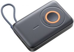 Powerbank Joyroom JR-PBM02 22,5W 10000mAh 3w1 indukcyjny magnetyczny kompatybilny z MagSafe z wbudowanym kablem - czarny. Czarne powerbanki Joyroom. Za 122.00 zł.