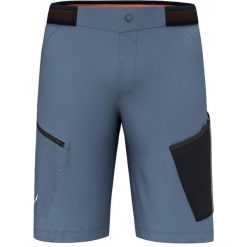 Spodenki turystyczne męskie Salewa Pedroc 3 DST M Cargo Shorts. Niebieskie szorty sportowe męskie Salewa, bez wzorów, sportowe. Za 370.67 zł.