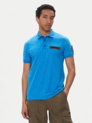 Aeronautica Militare Polo 251PO1865J680 Niebieski Regular Fit. Niebieskie koszulki polo męskie Aeronautica Militare, m, bez wzorów, z bawełny, bez kołnierzyka, bez ramiączek. Za 309.99 zł.