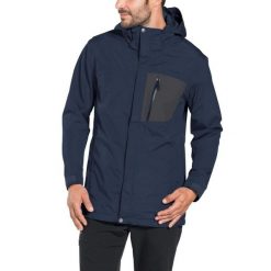 Kurtka trekkingowa męska Vaude Furnas Jacket III. Niebieskie kurtki męskie Vaude, m, bez wzorów, z poliesteru, bez ramiączek, bez kaptura. Za 480.70 zł.