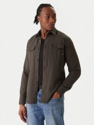 G-Star Raw Koszula Marine D24963-D454 Szary Slim Fit. Szare koszule męskie G-Star Raw, m, bez wzorów, z bawełny, bez kołnierzyka, bez ramiączek. Za 349.99 zł.