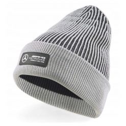 Czapka Zimowa Puma Mapf1 Beanie Mercedes Team Silver. Szare czapki męskie Puma, na zimę, bez wzorów, eleganckie. Za 88.00 zł.