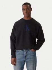 Calvin Klein Jeans Sweter LV04RD305G Czarny Relaxed Fit. Czarne kardigany męskie Calvin Klein Jeans, m, bez wzorów, z bawełny, bez ramiączek. Za 559.99 zł.