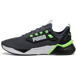Buty sportowe męskie Puma Retaliate 3. Czarne buty do biegania męskie Puma, bez wzorów, z gumy, bez zapięcia, do biegania. Za 259.00 zł.