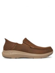 Skechers Półbuty Parson-Oswin 204866/DSRT Brązowy. Brązowe codzienne półbuty męskie Skechers, bez wzorów, ze skóry, bez obcasa, bez zapięcia. Za 289.99 zł.