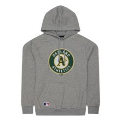 Bluza z kapturem Oakland Athletics Nos MLB Regular. Szare bluzy z kapturem męskie New Era, m, bez wzorów, z kapturem. Za 283.00 zł.
