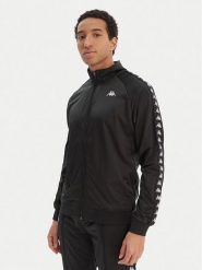 Kappa Bluza Banda Anniston 301EFU0 Czarny Slim Fit. Czarne bluzy rozpinane męskie Kappa, m, bez wzorów, z syntetyku, bez ramiączek, bez kaptura. Za 179.99 zł.