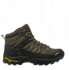 CMP Rigel Mid WP 3Q12947-Q906 Brązowe 44. Brązowe buty trekkingowe męskie CMP, bez wzorów, bez zapięcia. Za 418.09 zł.