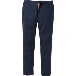 Spodnie chino Slim Fit bonprix ciemnoniebieski. Eleganckie spodnie męskie marki bonprix. Za 109.99 zł.