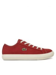Lacoste Tenisówki Backcourt 7-49CMA0016 2C3 Brązowy. Brązowe trampki męskie Lacoste, bez wzorów, z materiału, bez zapięcia. Za 249.99 zł.