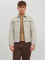 Jack & Jones Kurtka z imitacji skóry Payton 12213082 Beżowy Regular Fit. Brązowe kurtki męskie Jack & Jones, m, bez wzorów, ze skóry, bez ramiączek, bez kaptura. Za 239.99 zł.