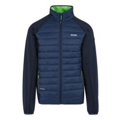 Męska Kurtka Hybrydowa Clumber IV Full Zip. Niebieskie kurtki męskie Regatta, m, bez wzorów, z puchu, sportowe, bez ramiączek, bez kaptura. Za 110.99 zł.
