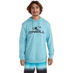 Bluza z kapturem O'Neill Logo Hoodie, Mężczyźni. Niebieskie bluzy nierozpinane męskie O'Neill, l, bez wzorów, z bawełny, casualowe, bez ramiączek, z kapturem. Za 290.00 zł.
