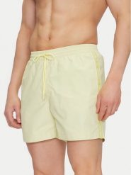 Calvin Klein Swimwear Szorty kąpielowe KM0KM01109 Żółty Regular Fit. Żółte kąpielówki męskie Calvin Klein Swimwear, bez wzorów, z syntetyku. Za 179.99 zł.