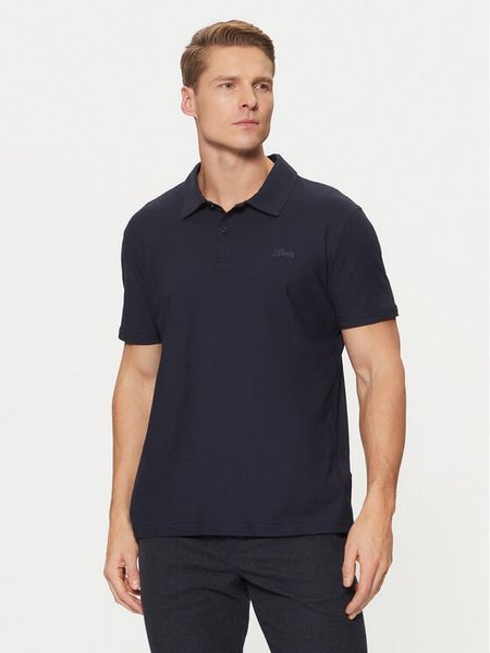 Guess Polo M4YP31 KCD60 Granatowy Regular Fit. Niebieskie koszulki polo męskie Guess, m, z aplikacjami, z bawełny, bez kołnierzyka, bez ramiączek. Za 139.99 zł.