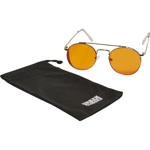 Okulary przeciwsłoneczne Urban Classics chios. Brązowe okulary przeciwsłoneczne męskie Urban Classics, bez wzorów, sportowe. Za 109.00 zł.