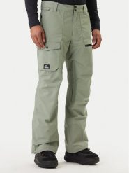 Quiksilver Spodnie snowboardowe Utility EQYTP03220 Zielony Modern Fit. Zielone spodnie narciarskie i snowboardowe męskie Quiksilver, bez wzorów, z syntetyku, narciarskie. Za 979.99 zł.