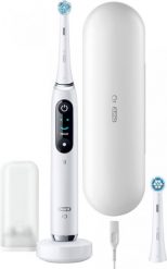 Szczoteczka Oral-B Szczoteczka magnetyczna iO Series 9N White Alabaster + dodatkowa końcówka. Białe szczoteczki elektryczne ORAL-B. Za 996.09 zł.