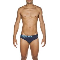 Kąpielówki slipy męskie na basen Arena Serome Evo Brief. Niebieskie kąpielówki męskie ARENA, m, bez wzorów. Za 40.99 zł.