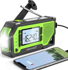 Radio Feegar Feegar OZE Pro Radio FM AM Awaryjne Budowlane Przenośne Solar Latarka Powerbank 2000mAh. Radia Feegar. Za 256.09 zł.