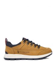 U.S. Polo Assn. Sneakersy EO-VENTUR002M/EL1 Beżowy. Brązowe buty sportowe na co dzień męskie U.S. Polo Assn., m, bez wzorów, ze skóry, bez ramiączek, bez kaptura. Za 229.99 zł.