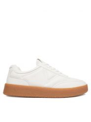 Guess Sneakersy 180234 Biały. Białe buty sportowe na co dzień męskie Guess, m, z aplikacjami, ze skóry, bez ramiączek, bez kaptura. Za 585.00 zł.