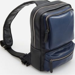 Plecak na jedno ramię - Granatowy. Plecaki męskie marki Reserved. Za 119.99 zł.