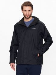 Columbia Kurtka przeciwdeszczowa Watertight™ II 1533898 Czarny Regular Fit. Czarne kurtki outdoor męskie Columbia, m, bez wzorów, z syntetyku, bez kaptura, outdoorowe. Za 309.99 zł.