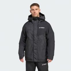 Kurtka Terrex Multi 2L Rain.Rdy Insulated. Czarne kurtki narciarskie i snowboardowe męskie ADIDAS, l, bez wzorów, bez kaptura, narciarskie. Za 1,099.00 zł.