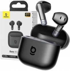 Słuchawki douszne Baseus Bass BS2 Lite TWS - czarne. Czarne słuchawki bluetooth Baseus. Za 46.24 zł.