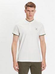 Blend Polo 20715179 Biały Regular Fit. Białe koszulki polo męskie Blend, m, bez wzorów, z bawełny, bez kołnierzyka, bez ramiączek. Za 109.99 zł.