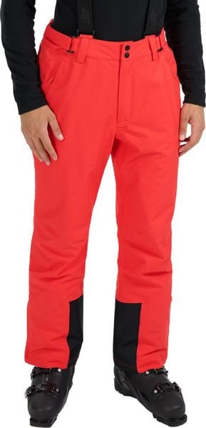 4f Spodnie narciarskie męskie FNK M1155 czerwone 4FWAW25TFTRM1155 62S XL. Czerwone spodnie narciarskie i snowboardowe męskie 4f, bez wzorów, narciarskie. Za 285.37 zł.