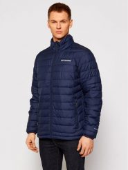 Columbia Kurtka zimowa Powder Lite 1698001 Granatowy Regular Fit. Niebieskie kurtki męskie Columbia, na zimę, m, bez wzorów, z syntetyku, bez ramiączek, bez kaptura. Za 329.99 zł.