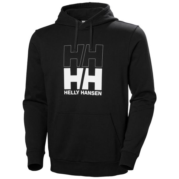 Bluza z kapturem Helly Hansen Core Graphic. Czarne bluzy nierozpinane męskie Helly Hansen, bez wzorów, z kapturem. Za 379.00 zł.
