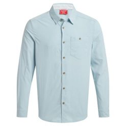 Męska Koszula Nuoro II Nosilife. Niebieskie koszule męskie Craghoppers, m, bez wzorów, bez kołnierzyka, bez ramiączek. Za 286.99 zł.