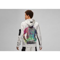 Bluza męska nike air jordan 23engineered statement fleece hoodie phantom. Szare bluzy nierozpinane męskie Nike, m, bez wzorów, sportowe, bez ramiączek, bez kaptura. Za 649.00 zł.