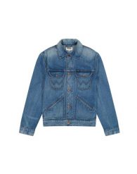 WRANGLER MESKA KURTKA JEANSOWA 124MJ Sheriff 112350476 W4MJ013842. Kurtki męskie Wrangler, m, bez wzorów, z jeansu, bez ramiączek, bez kaptura. Za 389.99 zł.
