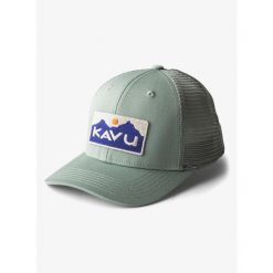 Czapka z daszkiem Kavu Above Standard - chinois green. Zielone czapki męskie KAVU, bez wzorów, sportowe. Za 101.99 zł.