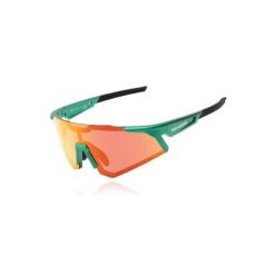 Okulary rowerowe Bikeline. Brązowe okulary przeciwsłoneczne męskie ROCKBROS, bez wzorów, sportowe. Za 89.99 zł.