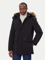 Guess Kurtka puchowa M5BL2G W2712 Czarny Regular Fit. Czarne kurtki męskie Guess, m, z aplikacjami, z puchu, bez ramiączek, bez kaptura. Za 929.00 zł.