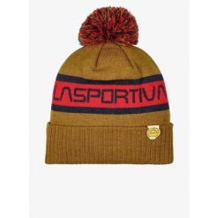 Czapka zimowa La Sportiva Orbit Beanie. Brązowe czapki męskie La Sportiva, na zimę, bez wzorów, sportowe. Za 125.99 zł.