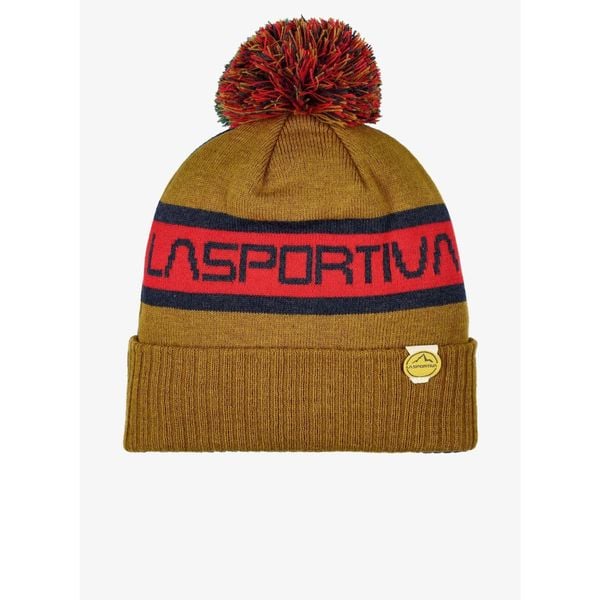 Czapka zimowa La Sportiva Orbit Beanie. Brązowe czapki męskie La Sportiva, na zimę, bez wzorów, sportowe. Za 122.79 zł.