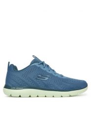 Skechers Sneakersy Summits-Torre 232395/BLLM Niebieski. Niebieskie buty sportowe na co dzień męskie Skechers, m, bez wzorów, z materiału, bez ramiączek, bez kaptura. Za 219.99 zł.