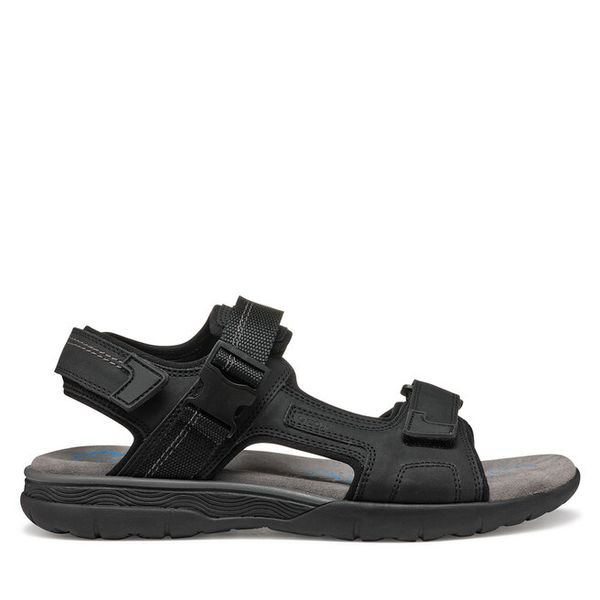 Sandały Geox. Czarne sandały męskie Geox, bez zapięcia. Za 249.99 zł.