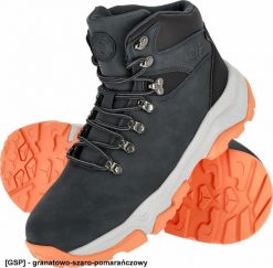 Buty trekkingowe męskie Reis BALPINE - Lekkie i wygodne trzewiki męskie wykonane z PU ze wstawkami z PVC podeszwa wykonana z phylonu oraz - granatowo-. Niebieskie buty trekkingowe męskie Reis, bez wzorów, bez zapięcia. Za 150.26 zł.