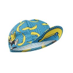 Czapka rowerowa z motywem banana Gist. Niebieskie czapki męskie GIST, bez wzorów, eleganckie. Za 147.50 zł.