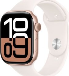 Smartwatch Apple Watch 10 GPS 42mm Rose Gold Alu S/M Różowy (MWWH3QN/A). Czerwone zegarki smartwatch Apple. Za 1,999.00 zł.