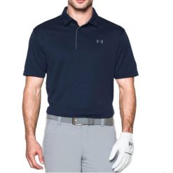 Koszulka sportowa męska Under Armour Tech Polo. Koszulki polo męskie Under Armour, m, bez wzorów, sportowe, bez kołnierzyka, bez ramiączek. Za 240.50 zł.