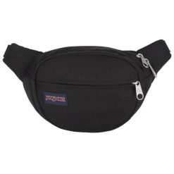 Torebka nerka sportowa dla dorosłych Fifth Avenue Waist Bag pojemność 2,5 L. Czarne saszetki męskie Jansport, bez wzorów. Za 99.99 zł.